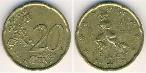 20 Eurocent 意大利 青铜 