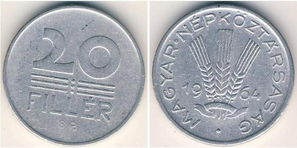 20 Filler Hongrie (1989 - ) Aluminium 