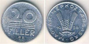 20 Filler Hungary (1989 - ) Aluminium 