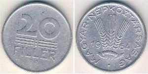 20 Filler Ungarn (1989 - ) Aluminium 