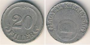 20 Filler Hongrie (1989 - ) Cuivre/Nickel 