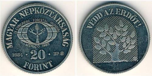 20 Forint Hungary (1989 - ) Copper/Nickel 