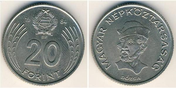 20 Forint Hungary (1989 - ) Copper/Nickel 