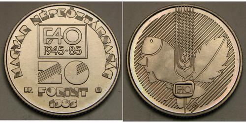 20 Forint Ungarn Kupfer 
