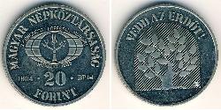 20 Forint Ungheria (1989 - ) Rame/Nichel 