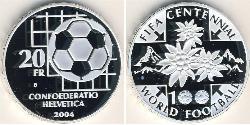 20 Franc Suisse Argent 