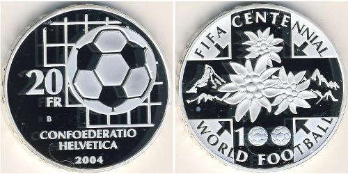 20 Franc Suisse Argent 