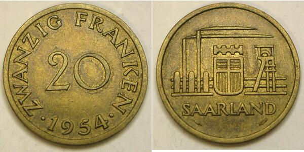 20 Franc  Bronze/Aluminium 
