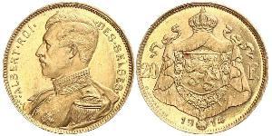 20 Franc Belgien Gold 