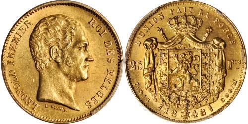 20 Franc Belgien Gold Leopold I. (Belgien) (1790-1865)