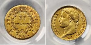 20 Franc First French Empire (1804-1814) Gold Napoleon (1769 - 1821)
