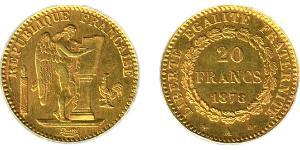 20 Franc French Third Republic (1870-1940)  Gold 