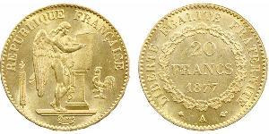 20 Franc French Third Republic (1870-1940)  Gold 