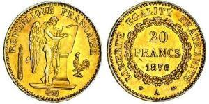 20 Franc French Third Republic (1870-1940)  Gold 