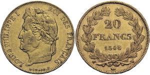 20 Franc Julimonarchie (1830-1848) Gold Louis-Philippe I (1773 -1850)