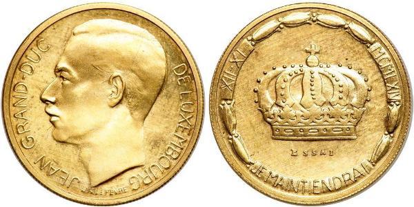 20 Franc Luxembourg Gold Jean, Grand Duke of Luxembourg (1921 - ) 