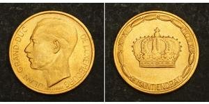 20 Franc Luxemburg Gold Jean (Luxemburg) (1921 - )