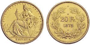 20 Franc Schweiz Gold 