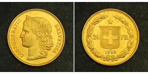 20 Franc Schweiz Gold 