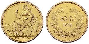 20 Franc Schweiz Gold 