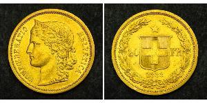 20 Franc Schweiz Gold 