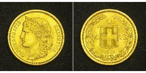 20 Franc Schweiz Gold 