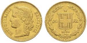 20 Franc Schweiz Gold 