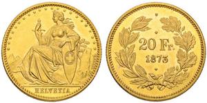 20 Franc Schweiz Gold 