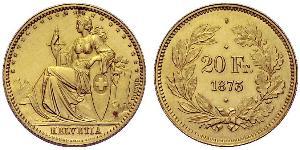 20 Franc Schweiz Gold 