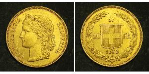 20 Franc Schweiz Gold 