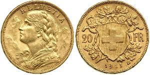 20 Franc Switzerland Gold 