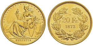 20 Franc Switzerland Gold 