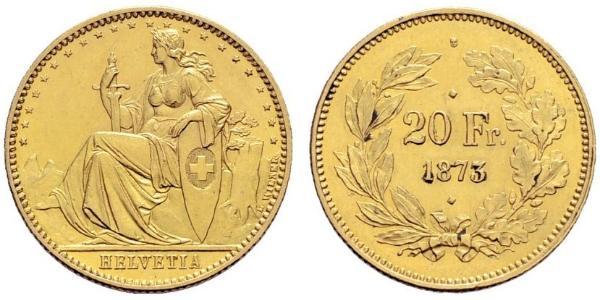 20 Franc Switzerland Gold 
