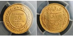 20 Franc Tunesien Gold 