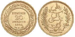 20 Franc Tunesien Gold 