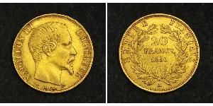 20 Franc Zweites Kaiserreich (1852-1870) Gold Napoleon III (1808-1873)