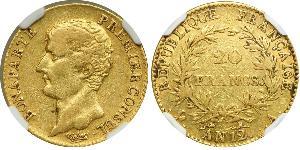 20 Franc Premier Empire (1804-1814) Or Napoléon Ier(1769 - 1821)