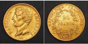 20 Franc Premier Empire (1804-1814) Or Napoléon Ier(1769 - 1821)