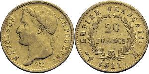 20 Franc Premier Empire (1804-1814) Or Napoléon Ier(1769 - 1821)