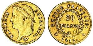 20 Franc Premier Empire (1804-1814) Or Napoléon Ier(1769 - 1821)