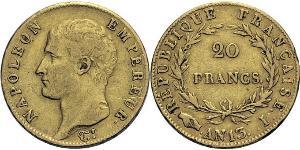 20 Franc Premier Empire (1804-1814) Or Napoléon Ier(1769 - 1821)