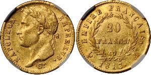 20 Franc Premier Empire (1804-1814) Or Napoléon Ier(1769 - 1821)