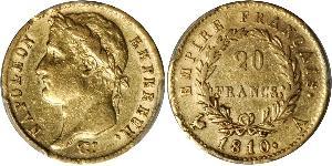 20 Franc Premier Empire (1804-1814) Or Napoléon Ier(1769 - 1821)