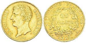 20 Franc Premier Empire (1804-1814) Or Napoléon Ier(1769 - 1821)