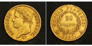 20 Franc Premier Empire (1804-1814) Or Napoléon Ier(1769 - 1821)