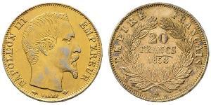 20 Franc Second Empire (1852-1870) Or Napoleon III (1808-1873)