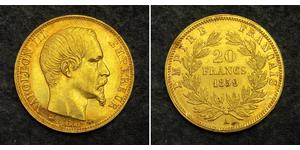 20 Franc Second Empire (1852-1870) Or Napoleon III (1808-1873)