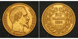 20 Franc Second Empire (1852-1870) Or Napoleon III (1808-1873)