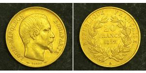 20 Franc Second Empire (1852-1870) Or Napoleon III (1808-1873)