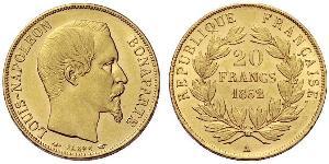 20 Franc Second Empire (1852-1870) Or Napoleon III (1808-1873)